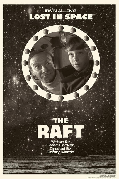 Laminated Lost In Space The Raft by Juan Ortiz Episode 12 of 83 Art Print Poster Dry Erase Sign 12x18