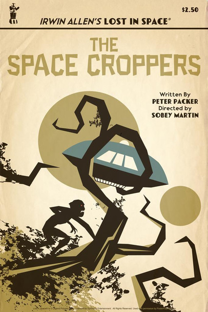 Laminated Lost In Space The Space Croppers by Juan Ortiz Episode 25 of 83 Art Print Poster Dry Erase Sign 12x18