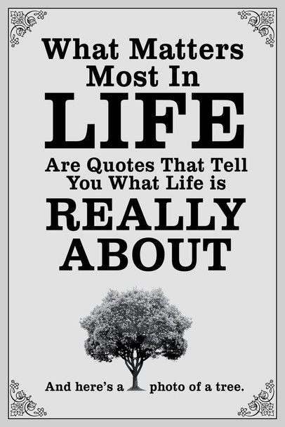 Laminated What Matters Most In Life Are Quotes White Poster Dry Erase Sign 12x18