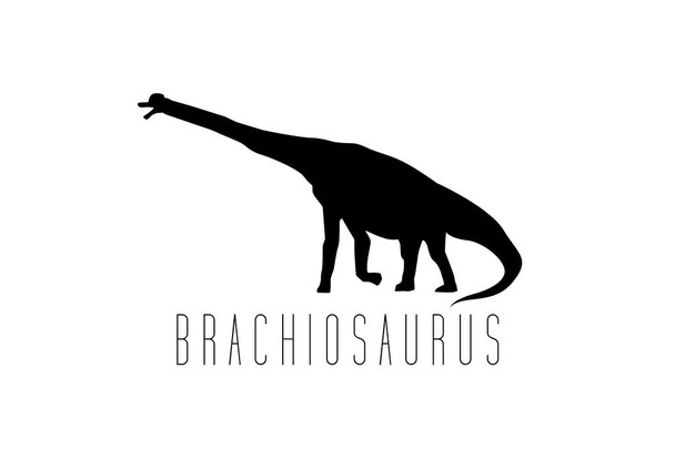 Dinosaur Brachiosaurus Black White Dinosaur Poster For Kids Room Dino Pictures Bedroom Dinosaur Decor Dinosaur Picture For Wall Dinosaur Wall Art Prints Walls Cool Wall Art Print Poster 24x36