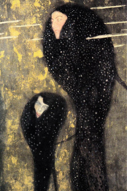 Laminated Gustav Klimt Nixen Silberfische Gothic Fine Art Nouveau Prints and Posters Gustav Klimt Canvas Wall Art Fine Art Wall Decor Women Landscape Abstract Painting Poster Dry Erase Sign 12x18