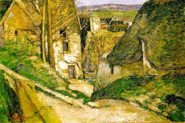 Laminated Paul Cezanne The Hanged Mans House Impressionist Posters Paul Cezanne Art Prints Nature Landscape Painting Home Wall Art French Artist Wall Decor Fine Art Poster Dry Erase Sign 12x18