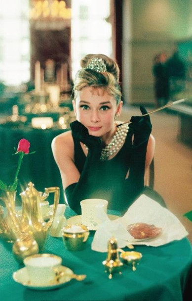 Audrey Hepburn Breakfast at Tiffanys Laminated Dry Erase Sign Poster 12x18