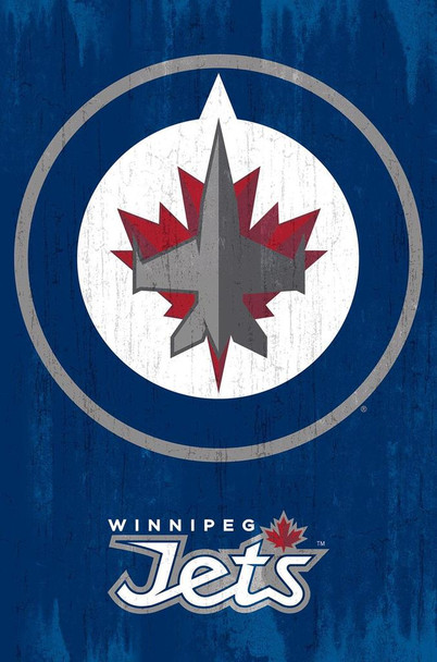 Winnipeg Jets Team Logo NHL Hockey Sports Poster 22x34