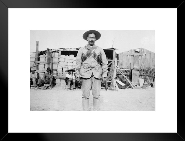 Pancho Villa Bandolier Photo Matted Framed Wall Art Print 20x26