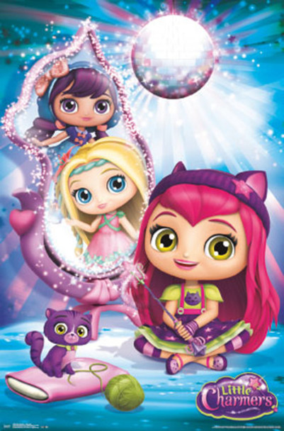 Little Charmers Party Chat Kids Cartoon TV show Cool Wall Art Print Poster 22x34