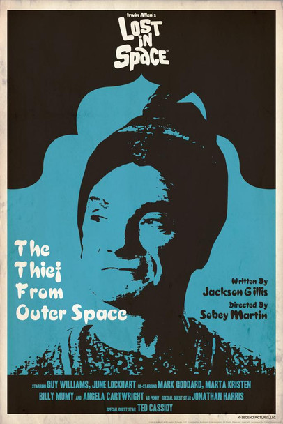 Laminated Lost In Space The Thief From Outer Space by Juan Ortiz Episode 38 of 83 Art Print Poster Dry Erase Sign 12x18