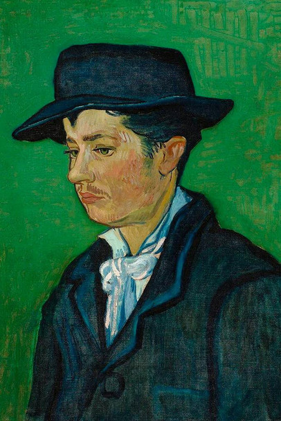 Laminated Vincent Van Gogh Arman Roulin Van Gogh Wall Art Impressionist Portrait Painting Style Fine Art Home Decor Realism Romantic Artwork Decorative Wall Decor Poster Dry Erase Sign 12x18