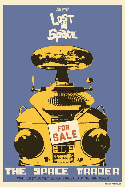 Laminated Lost In Space The Space Trader by Juan Ortiz Episode 23 of 83 Art Print Poster Dry Erase Sign 12x18
