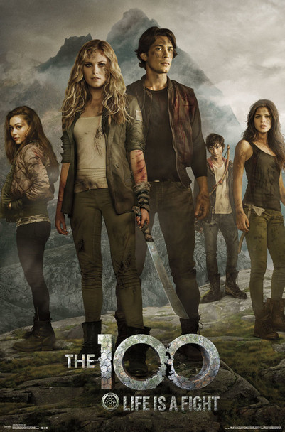 The 100 Life IS A Fight Key Art TV Show Poster 22x34 inch