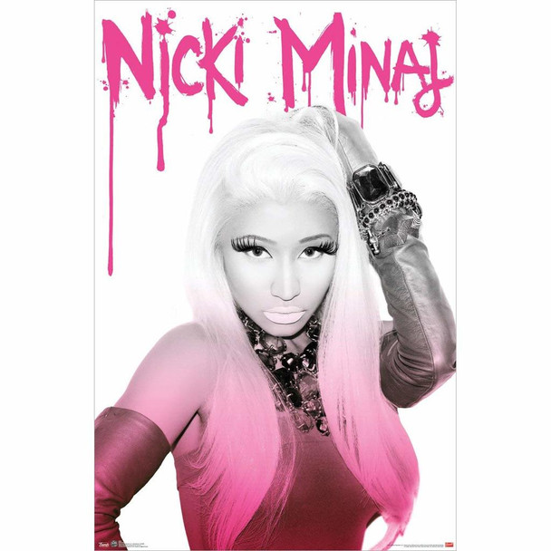 Nicki Minaj Pink Logo Poster 22x34 Inch
