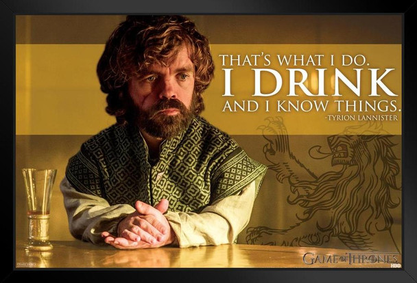 Game Of Thrones Tyrion Lannister Drink And Know Things Black Wood high-caffeine-energy-drink-and-exercise-cause-rhabdomyolysis