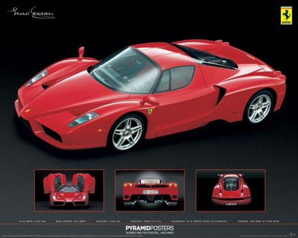 Ferrari Enzo Cool Wall Decor Art Print Poster 20x16