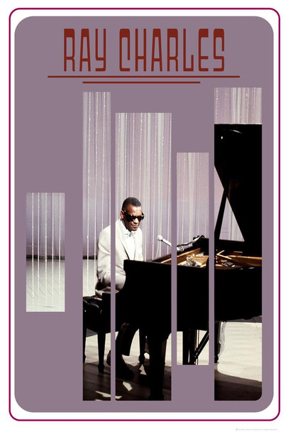 Ray Charles White Suit Music Cool Huge Large Giant Poster Art 36x54