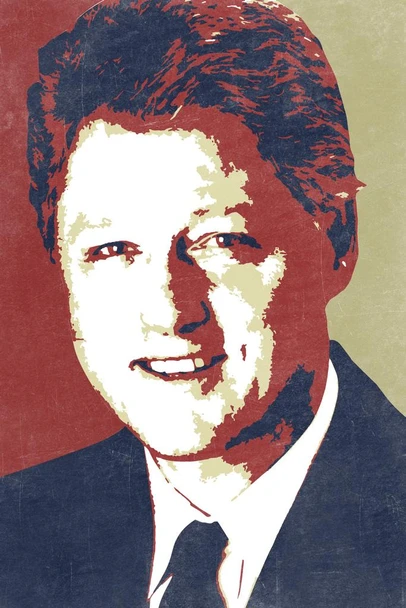 President William Jefferson Bill Clinton Pop Art Democratic Politician POTUS Cool Wall Art Print Poster 24x36