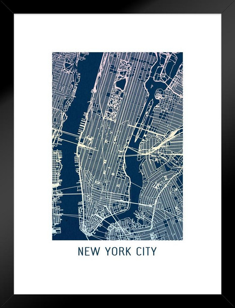 New York City Colorful Minimalist Art Map Art US Map with Cities in Detail Map Posters Wall Map Art Wall Decor Country Illustration Tourist Travel Destination Matted Framed Art Wall Decor 20x26