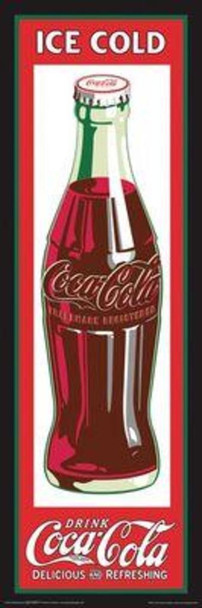 Coca Cola Bottle Retro Art Cool Wall Decor Art Print Poster 12x36