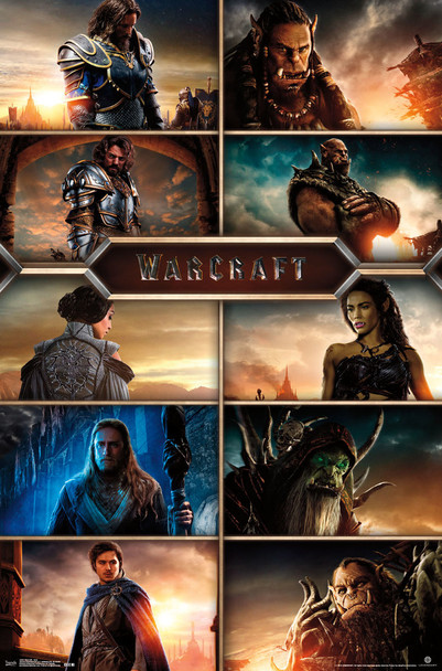 Warcraft Grid Movie Cool Wall Decor Art Print Poster 22x34