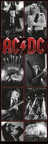 ACDC AC DC Live Montage Music Door Giant Cool Wall Decor Art Print Poster 21x62