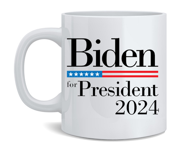 Joe Biden 2024 Election President Campaign Ceramic Coffee Mug Tea Cup Fun Novelty Gift 12 oz