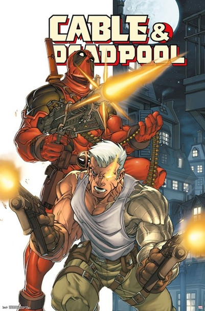 Cable and Deadpool Comic Book Art Cool Wall Decor Art Print Poster 22x34