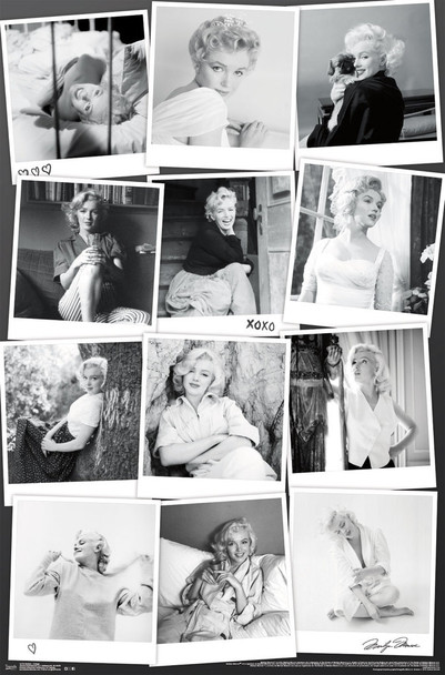 Marilyn Monroe Collage Movie Cool Wall Decor Art Print Poster 22x34