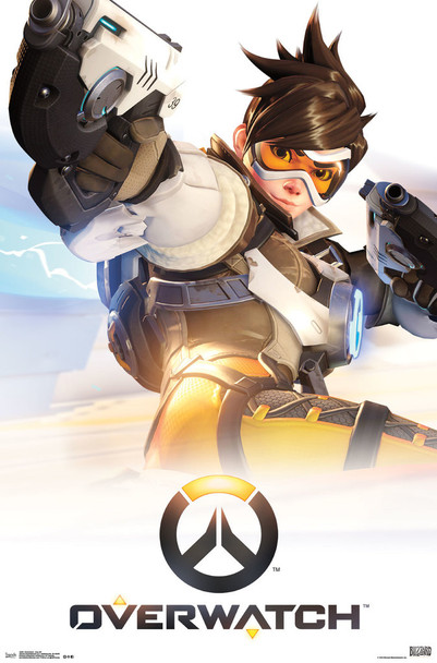 Overwatch key Art Video Game Gaming Cool Wall Art Print Poster 22x34