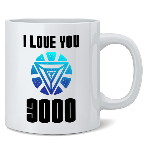 I Love You 3000 Quote Ceramic Coffee Mug 12oz