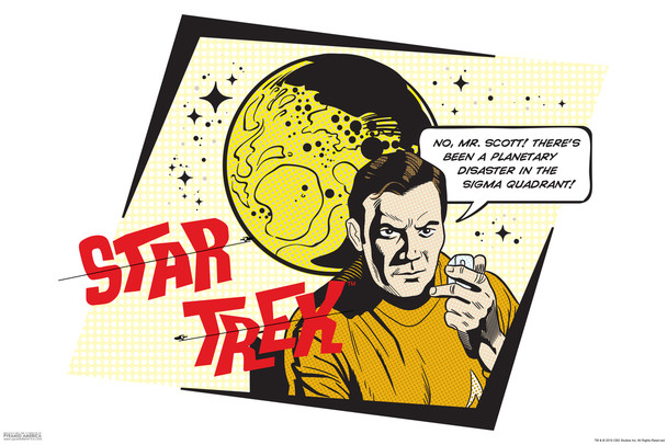 Star Trek Captain Kirk Quote Pop Art TV Show Cool Wall Decor Art Print Poster 12x18