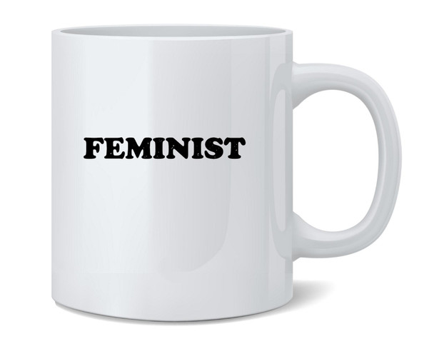 Im A Feminist Simple Retro Ceramic Coffee Mug Tea Cup Fun Novelty Gift 12 oz