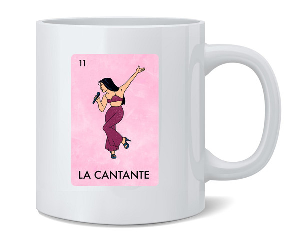 La Cantante Singer Mexican Lottery Parody Coffee Mug 12oz
