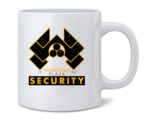 Nakatomi Plaza Security 1988 Christmas Retro Ceramic Coffee Mug Tea Cup Fun Novelty Gift 12 oz