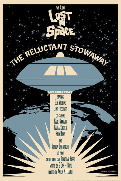 Laminated Lost In Space The Reluctant Stowaway by Juan Ortiz Episode 1 of 83 Art Print Poster Dry Erase Sign 24x36