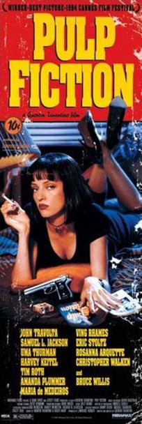 Pulp Fiction Uma Thurman Quentin Tarantino Comedy Crime Film Movie Travolta Jackson Giant Cool Wall Art Print Poster 21x62