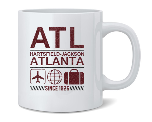 ATL Atlanta Airport Code Since 1926 Travel Coffee Mug 12oz
