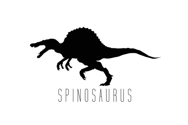 Laminated Dinosaur Spinosaurus White Dinosaur Poster For Kids Room Dino Pictures Bedroom Dinosaur Decor Dinosaur Pictures For Wall Dinosaur Wall Art Prints for Walls Poster Dry Erase Sign 36x24