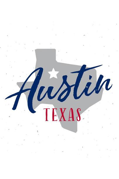Laminated Austin Texas Lone Star State Cool Wall Art Print Poster Dry Erase Wall Art 24x36