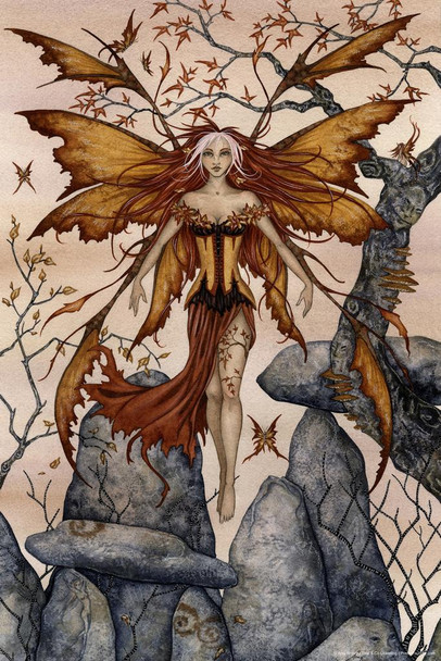 Laminated The Arrival by Amy Brown Art Print Poster Dry Erase Wall Art 24x36