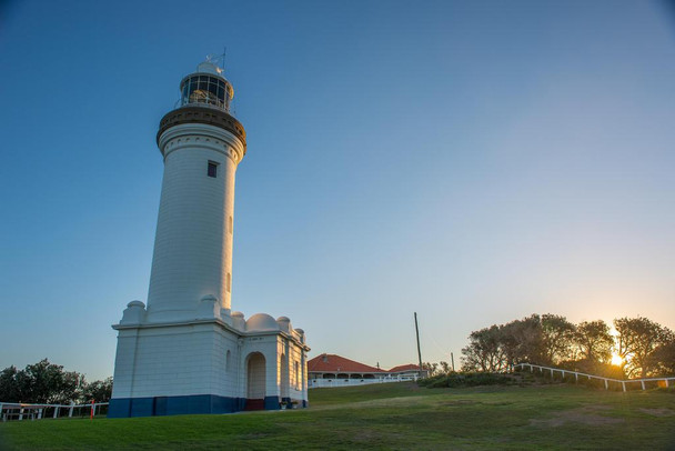 Laminated Norah Head Light Lighthouse New South Wales Australia Photo Photograph Poster Dry Erase Wall Art 36x24