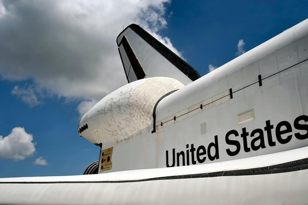 Laminated Space Shuttle Close Up Photo Photograph Poster Dry Erase Sign 36x24