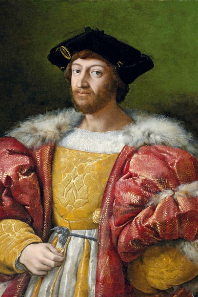 Laminated Rafael Portrait of Lorenzo Di Medici Realism Sargent Painting Artwork Man Portrait Wall Decor Oil Painting French Poster Prints Fine Artist Decorative Wall Art Poster Dry Erase Sign 24x36