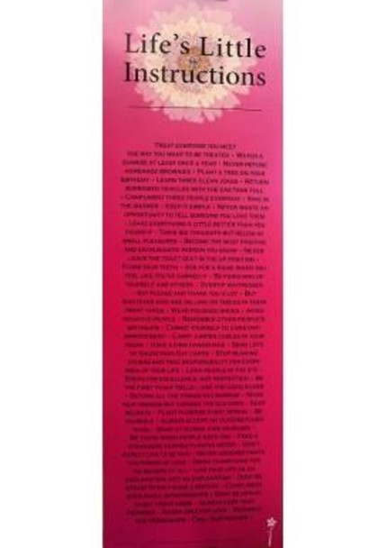 Lifes Litle Instructions Cool Wall Decor Art Print Poster 12x36