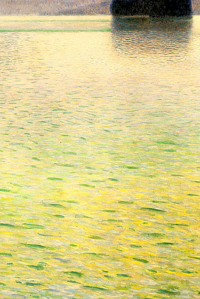 Laminated Gustav Klimt Isle on Lake Attersee Portrait Art Nouveau Prints and Posters Gustav Klimt Canvas Wall Art Fine Art Wall Decor Landscape Abstract Symbolist Painting Poster Dry Erase Sign 24x36