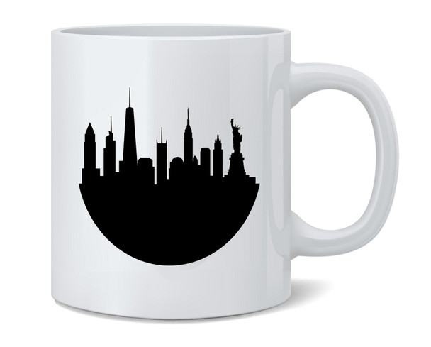 New York City Skyline Ceramic Coffee Mug Tea Cup Fun Novelty Gift 12 oz