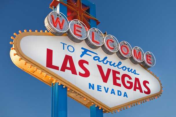 Laminated Welcome To Fabulous Las Vegas Photo Photograph Poster Dry Erase Wall Art 24x36