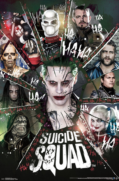 Suicide Squad Good Night Circle Movie Cool Wall Decor Art Print Poster 22x34