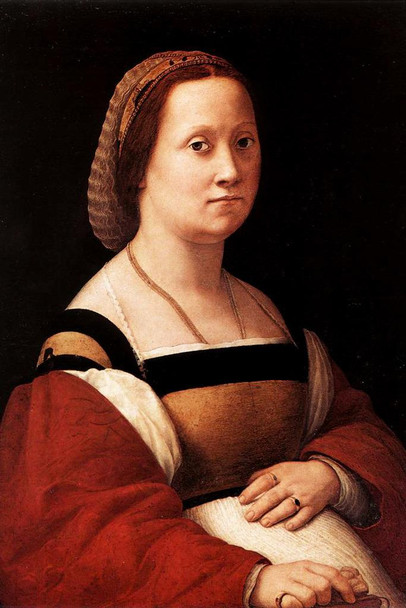 Laminated Raphael La Donna Gravida Woman Realism Romantic Artwork Raffaello Prints Biblical Drawings Portrait Painting Wall Art Renaissance Posters Canvas Art Poster Dry Erase Sign 24x36