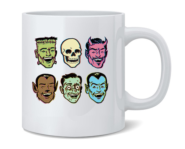 Retro Monster Party Halloween Costume Zombie Coffee Mug 12oz