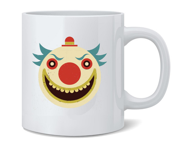 Scary Clown Face Horror Creepy Ceramic Coffee Mug Tea Cup Fun Novelty Gift 12 oz