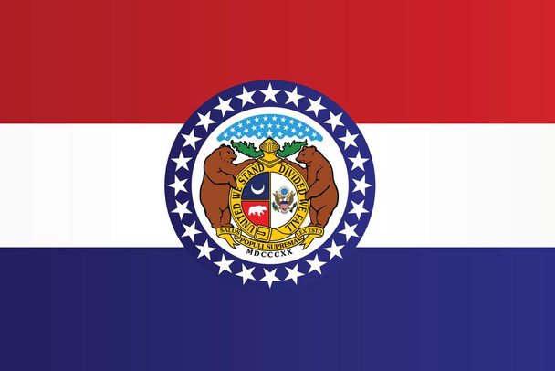 Missouri The Show Me State State Flag Patriotic Posters American Flag Poster Of Flags For Wall Flags Poster Us Cool Wall Art Thick Paper Sign Print Picture 8x12